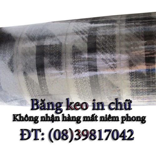 Băng keo in 1 màu