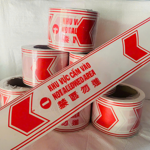 Dây cảnh báo khu vực cấm vào 