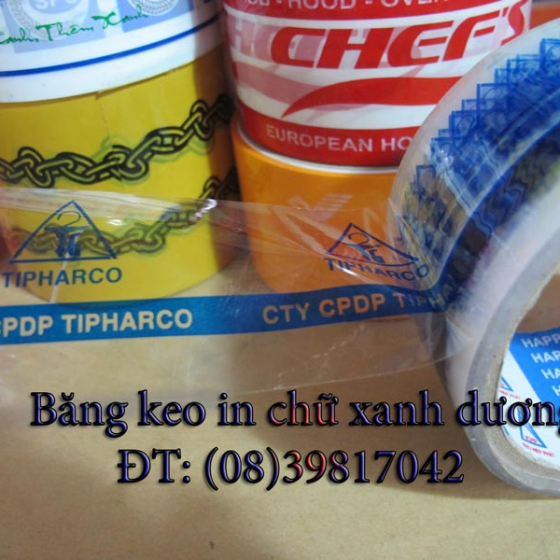 Keo trong in 1 màu XD