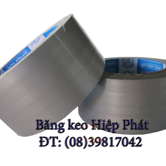Băng keo vải màu xám